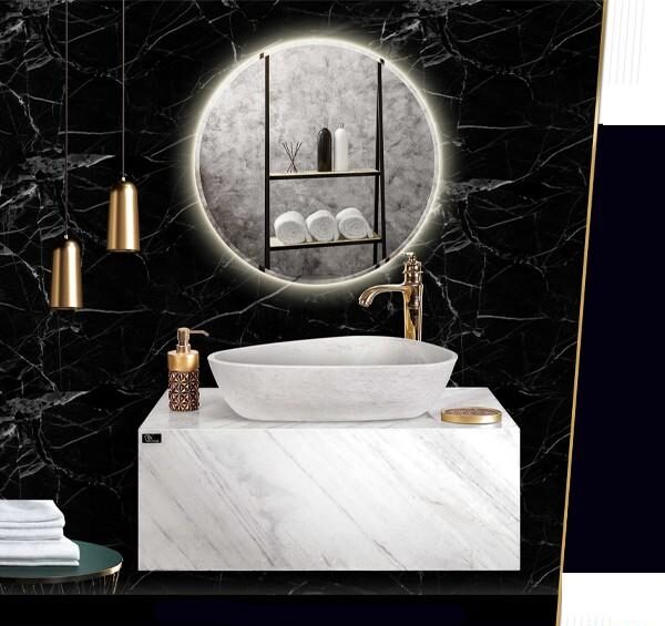 ست روشویی مرالو مدل پالرمو سفید