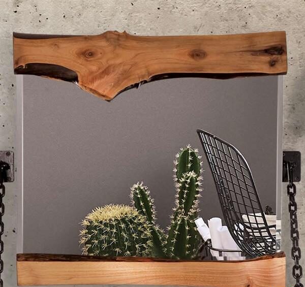 آینه مرالو مدل چوبی