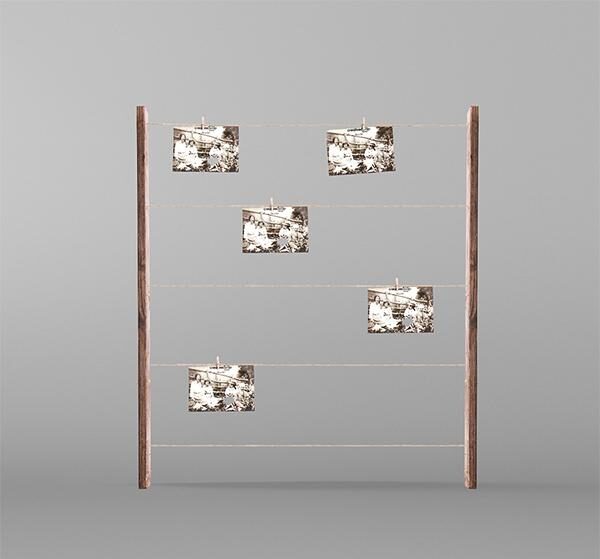 قاب عکس تولیکا مدل نخ و چوب