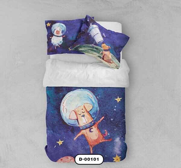 ست خواب دستیکور مدل فضاییD-00101