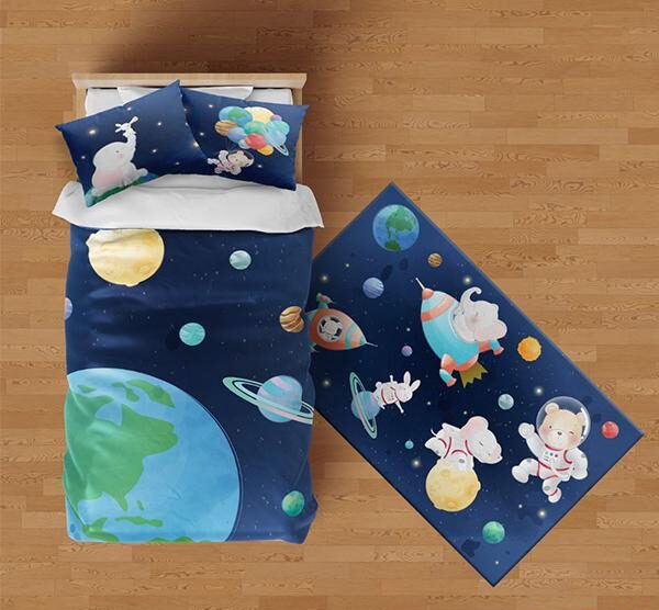 ست خواب دستیکور مدل فضایی 4