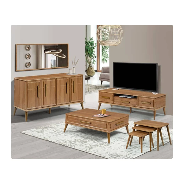 ست تی وی روم و آینه کنسول آرادچوب مدل ریکو 162-31