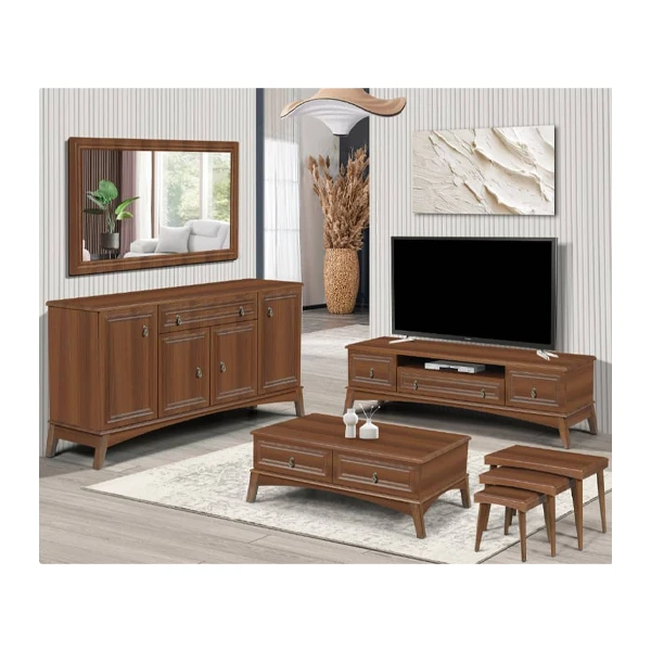 ست تی وی روم و آینه کنسول آرادچوب مدل لیندا 159-31