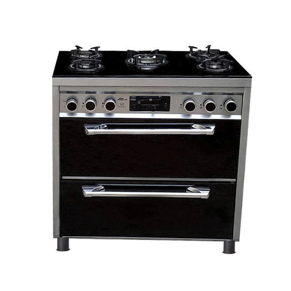 اجاق گاز طرح فر ارج خزر مدل دو درب