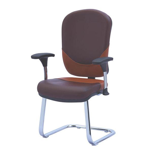 صندلی کنفرانسی رایانه صنعت مدل مدیکال C911 دارای پایه های یو شکل و دو رنگ متفاوت است.