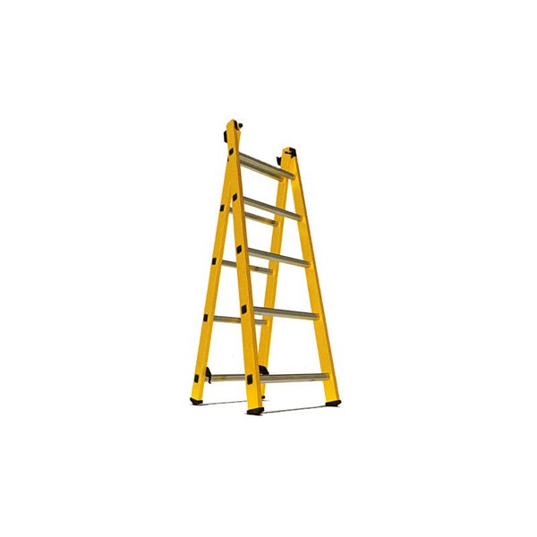 نردبان 10 پله 2 تکه آلوم پارس پله مدل الگانت 3 متری