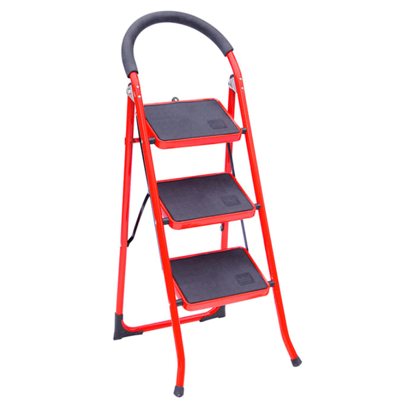 نردبان 3 پله خانگی آلوم پارس پله مدل الوند