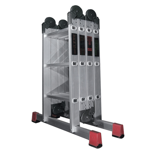 نردبان 32 پله 4 تکه آلوم پارس پله مدل هارمونی