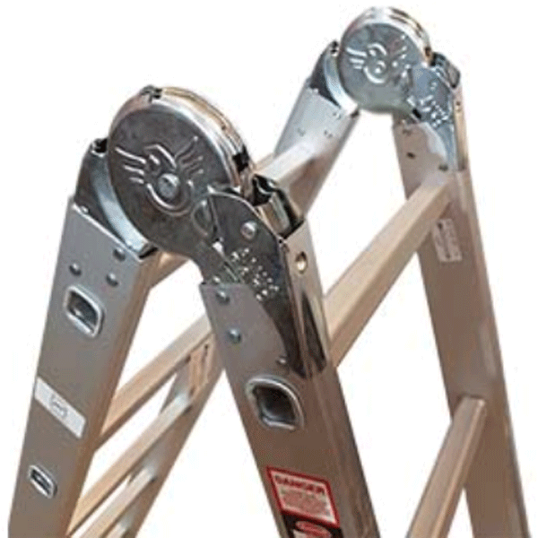 نردبان 32 پله 4 تکه آلوم پارس پله مدل هارمونی