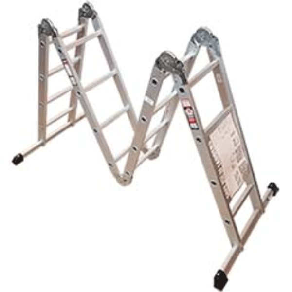 نردبان 32 پله 4 تکه آلوم پارس پله مدل هارمونی3