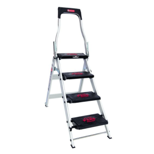 نردبان 4 پله خانگی آلوم پارس پله مدل آنتیک