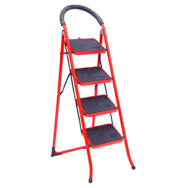 نردبان 4 پله خانگی آلوم پارس پله مدل الوند