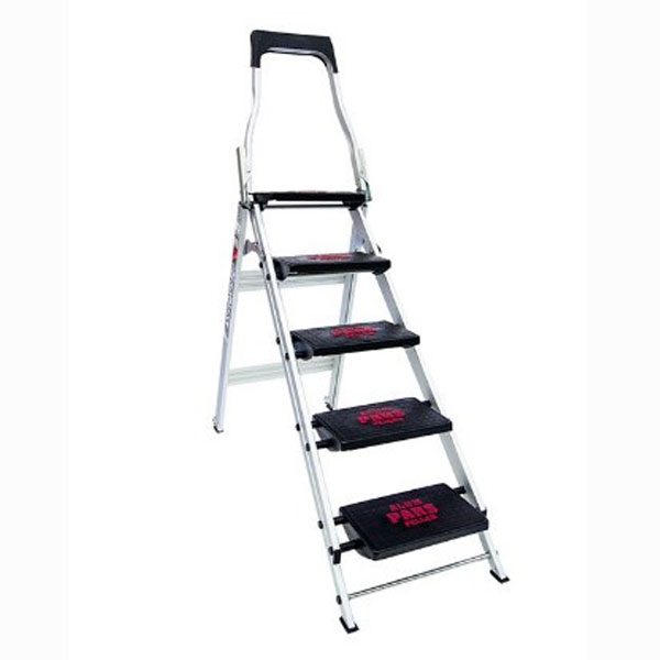 نردبان 5 پله خانگی آلوم پارس پله مدل آنتیک