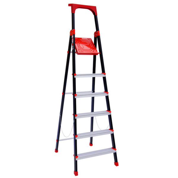 نردبان 6 پله آلوم پارس پله مدل الماس