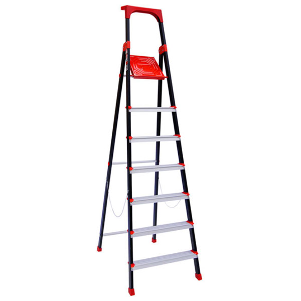 نردبان 7 پله آلوم پارس پله مدل الماس