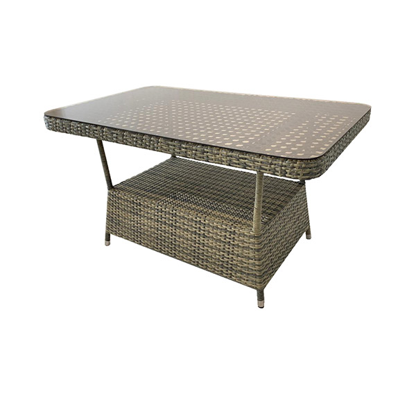 میز غذاخوری و پذیرایی حصیری باغ آرا مدل لیون A