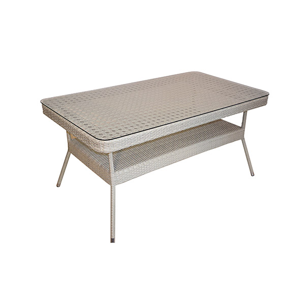 میز غذاخوری حصیری باغ آرا مدل لیون