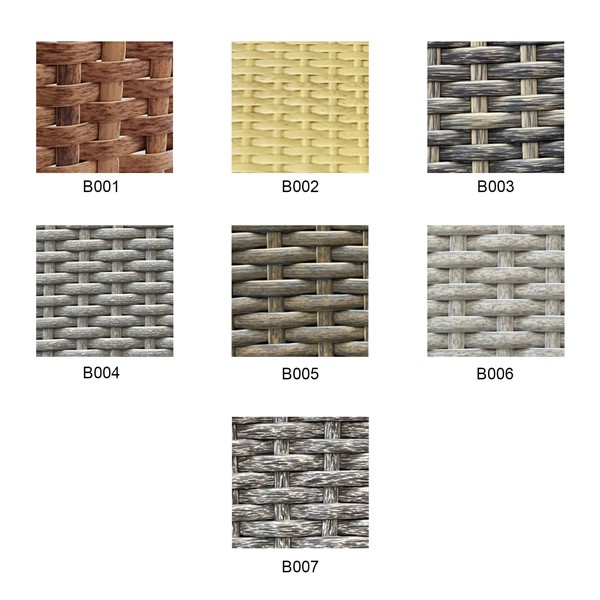 ست 12 نفره مبل حصیری باغ ارا مدل ویونا