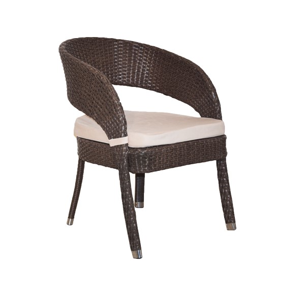 صندلی حصیری باغ آرا مدل الیزابت