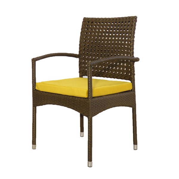 صندلی حصیری باغ آرا مدل رویال