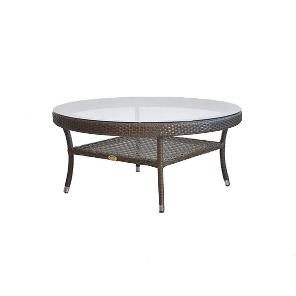 میز گرد حصیری باغ آرا مدل نوئل