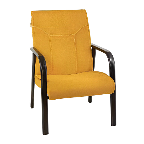 مبل اداری راحتیران مدل سی تو M065 با روکش زرد