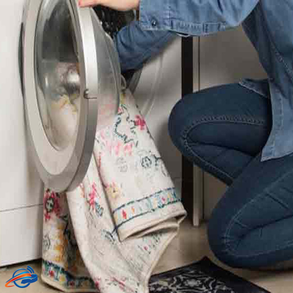 استفاده از لباسشویی برای شستن روفرشی