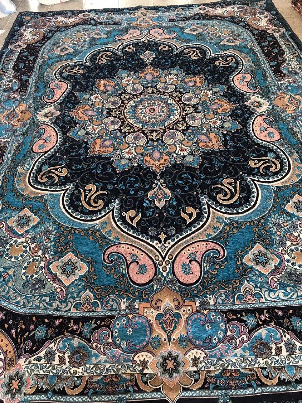 روفرشی آبی فیروزه ای کشدار