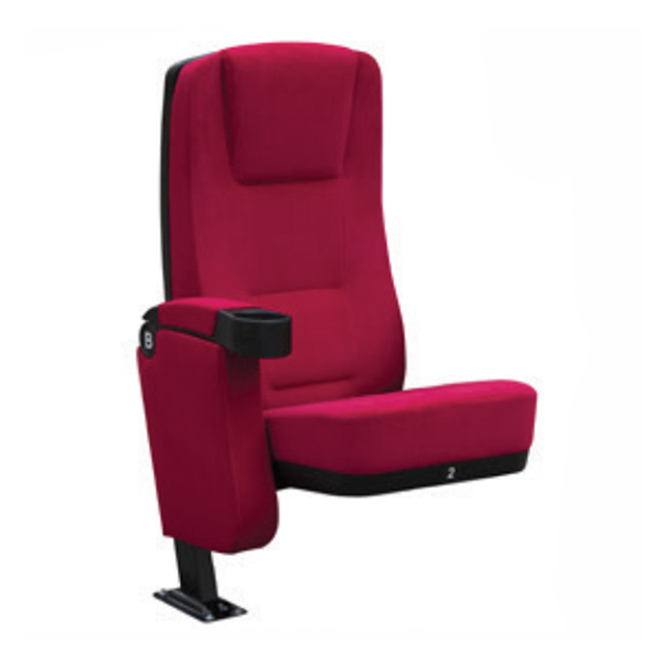 مبل سینما اروند مدل 1510 دارای روکش سرخابی رنگ و یک دسته مشترک و جا لیوانی و پایه ثابت می باشد.