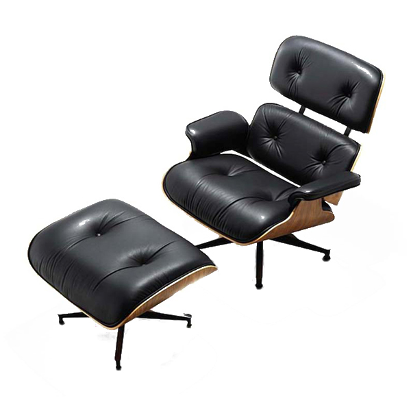 مبل ریلکسی اروند مدل ۱۷۳۰ دارای روکشی مشکی رنگ، پشتی دو تکه و یک عدد جلو پایی می باشد.