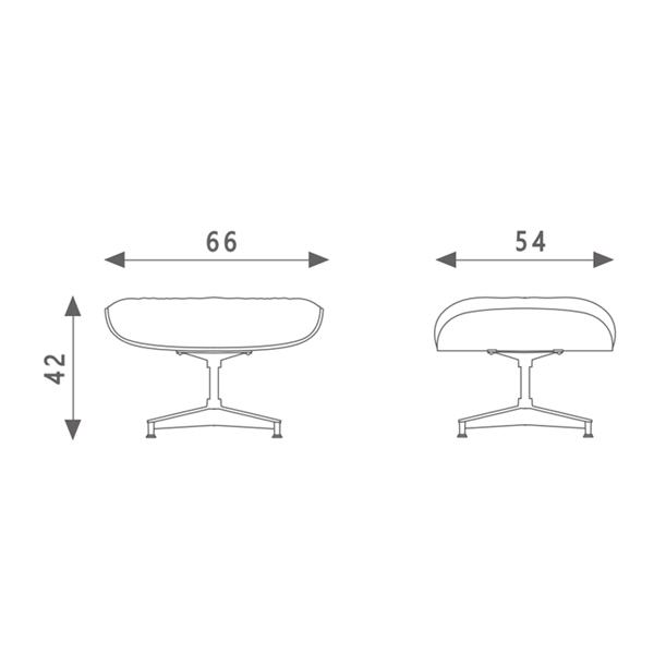 ابعاد پاف اروند مدل 1732 که شامل طول و عرض و ارتفاع می باشد به طور کامل تصویر مشخص می باشد.