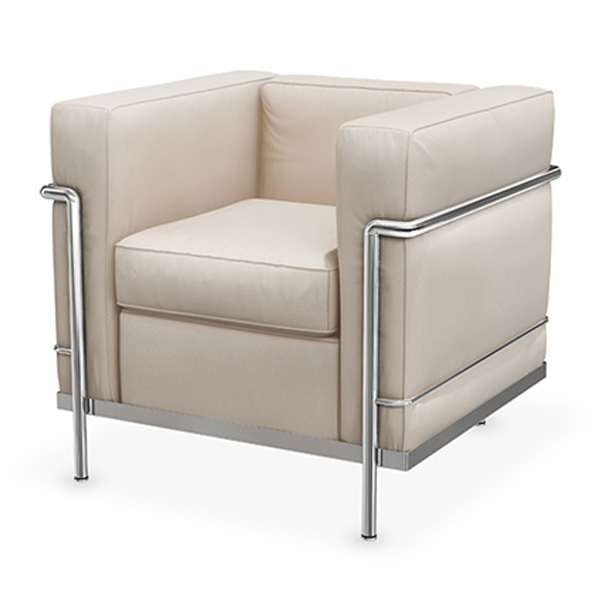 مبل تکنفره اداری اروند مدل 4015 دارای روکش سفید رنگ است و از زاویه رو به رو مشخص می باشد.