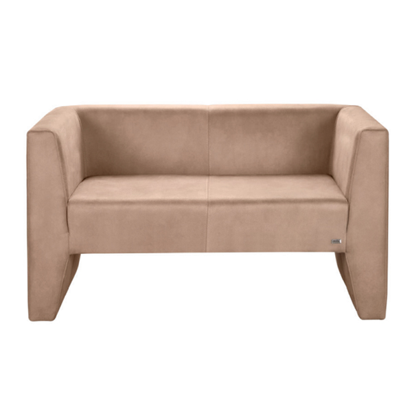 مبل دونفره اداری HELA داتیس مدل SH40-2دارای روکشی کروم رنگ است که نشیمن و پشتی متصل بهم یا یک تکه دارد.