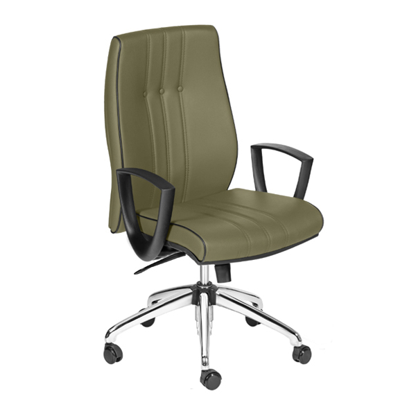 صندلی کارشناسی PENTA داتیس مدل XP647Pدارای دو دسته در طرفین و پایه های پنج پر به همراه آبکاری کروم است که روکش های پارچه ای و چرمی دارد.