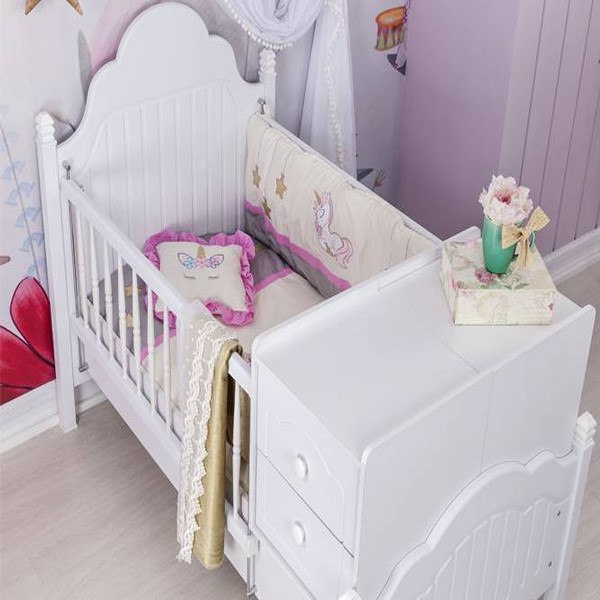 تخت ساده کمد دار کودک و نوزاد