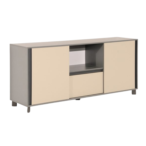 کردنزا جلیس مدل نکا دارای رنگ کرم ملامینه+خاکستری