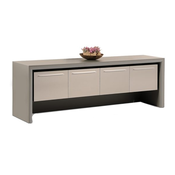 کردنزا جلیس مدل زاگرس به رنگ خاکستری مات+اینوکس