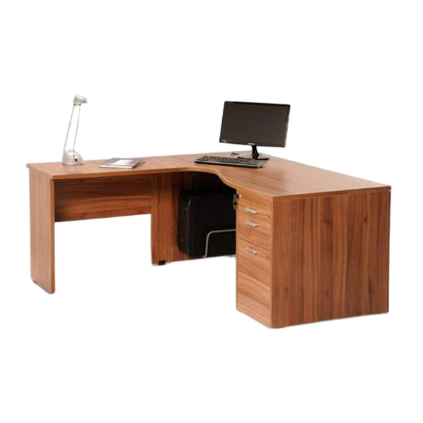 رنگ قهوه ای جذاب میز کارشناسی جلیس مدل نسترن 160 در چندسو