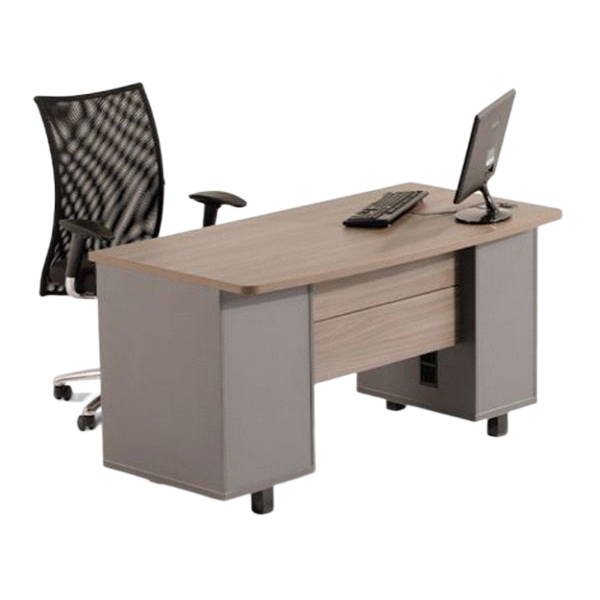 نمای رو به رویی میز کارمندی جلیس مدل شبنم در چندسو