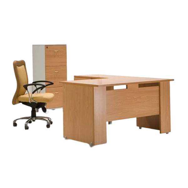 میز کارمندی جلیس مدل بنفشه به رنگ قهوه ای روشن در چندسو