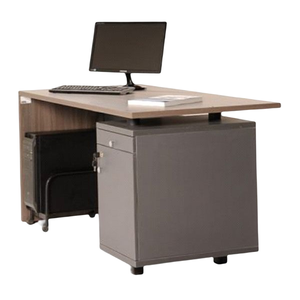 نمای جذاب به همراه کامپیوتر میز کارمندی جلیس مدل رز در چندسو