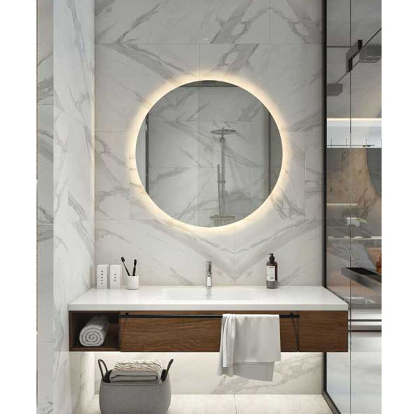 آینه کنسول روشویی سفید