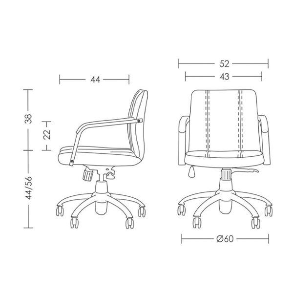 ابعاد صندلی کودک DLP -172 آرتمن