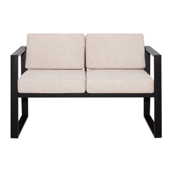 مبل اداری دو نفره به رنگ روشن از برند بامو