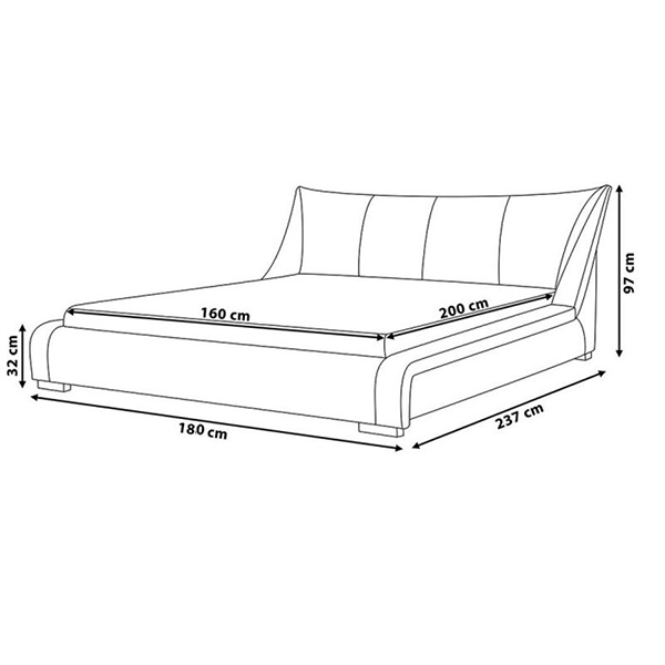 ابعاد تخت خواب استاندارد-۳