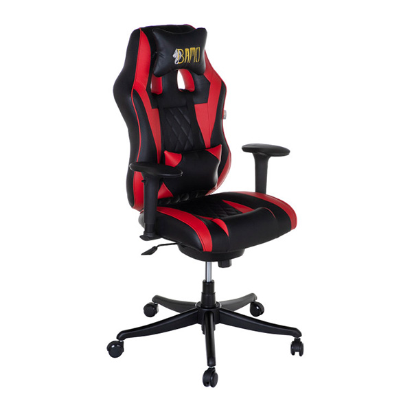 صندلی گیمینگ برند بامو مدل G2020 رنگ قرمز نمای کناری