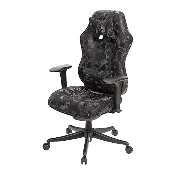 صندلی گیمینگ برند بامو مدل G2020 چریکی مشکی