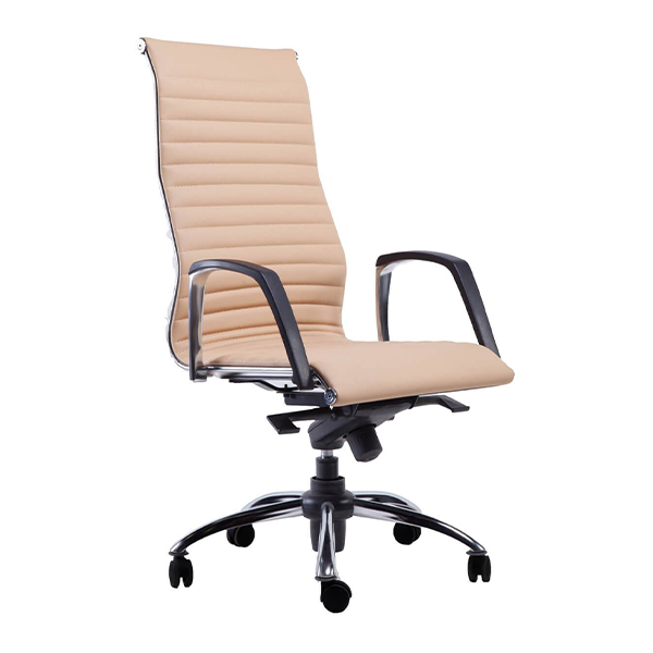 صندلی مدیریتی برند لیو مدلA81 با رنگ کرمی