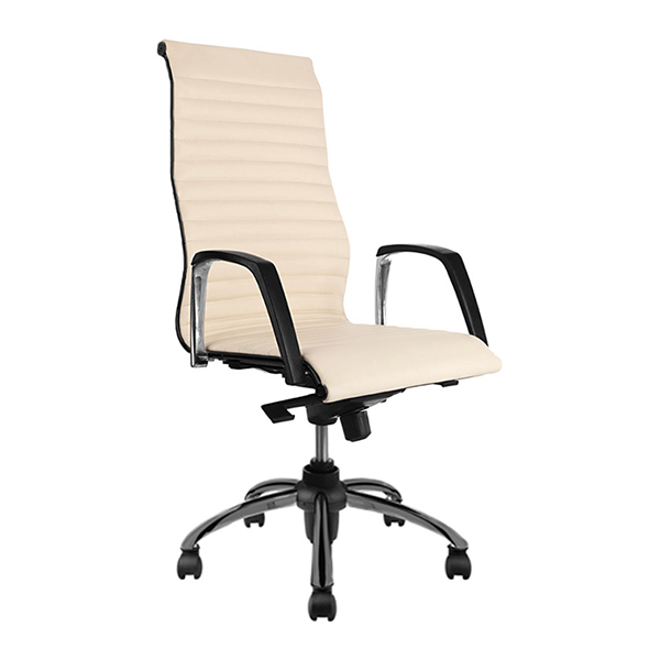 صندلی مدیریتی لیو مدل A81m با رنگ کرمی