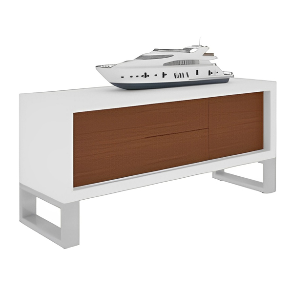 کردنزا میکرون مدل CR-10 با رنگ روکش گردویی و سفید